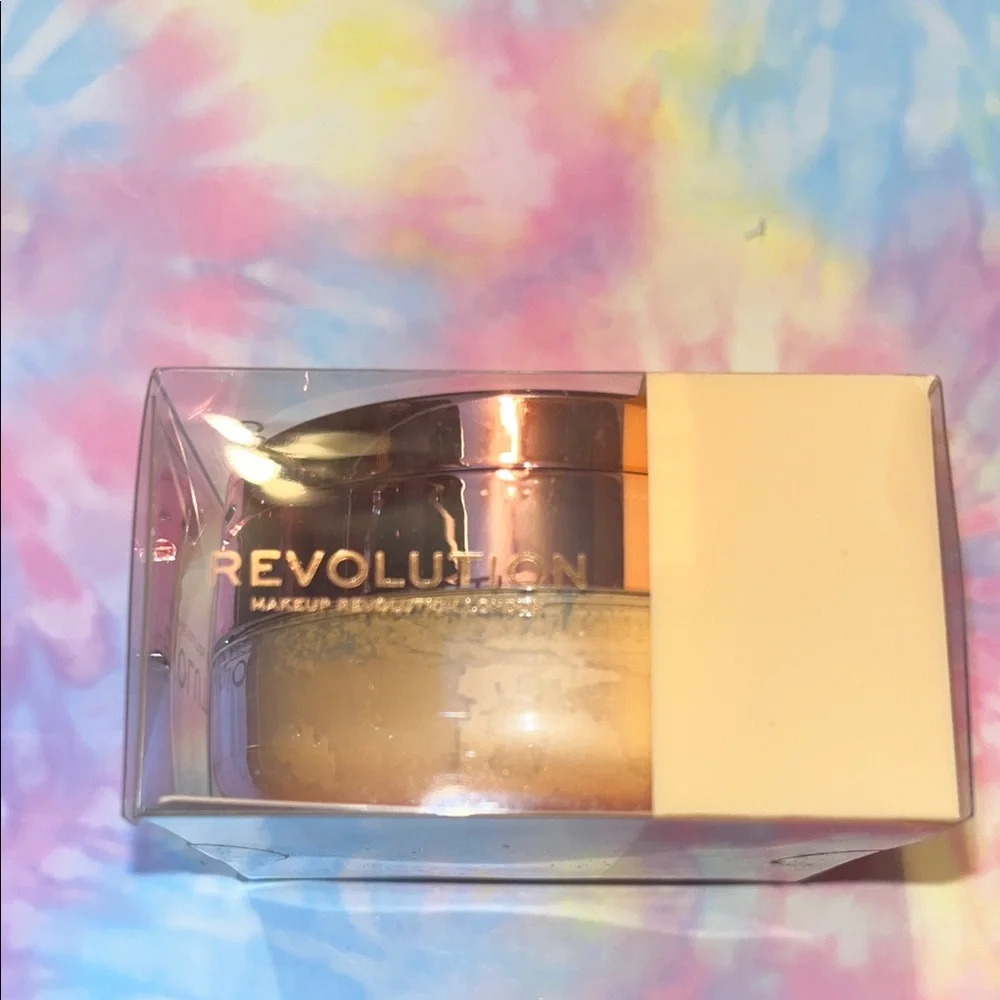 Revolution Conceal & Fix Loose Setting Powder - Deep Honey